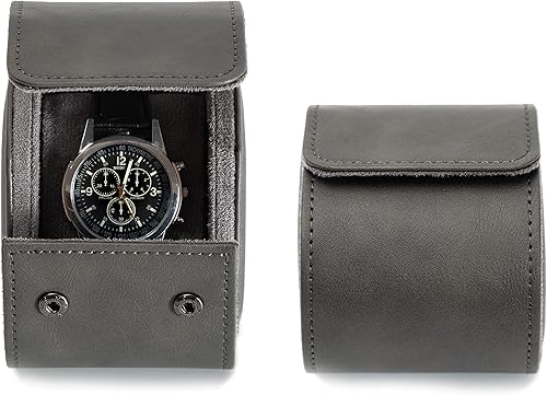 GUKA Estuche de viaje para hombres Organizador de almacenamiento y exhibición, almohadas extraíbles y separadores sólidos para almacenamiento en el