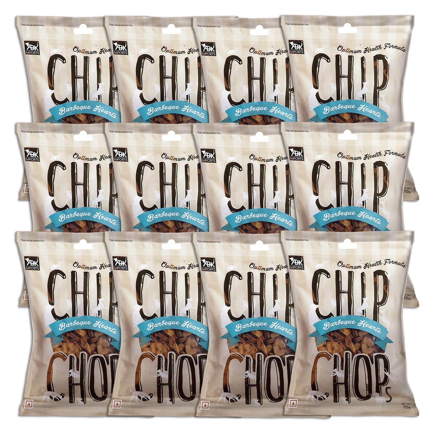 Chip Chops Dog Treat Multi-Pack (Barbeque Hearts (Pack of 12)) (B0BVRKVP4D) Amazon Price History, Amazon Price Tracker