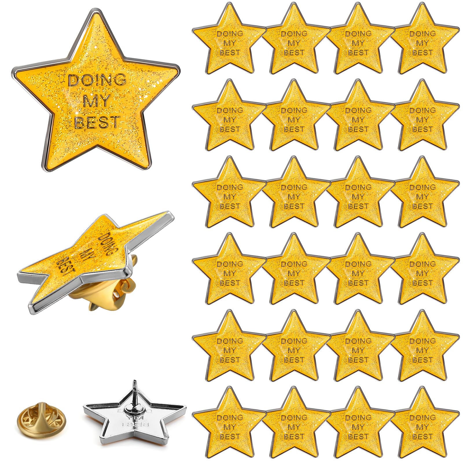 Inspirational Meme Pins 6-Pack Employee Appreciation Pins - Funny Star ...