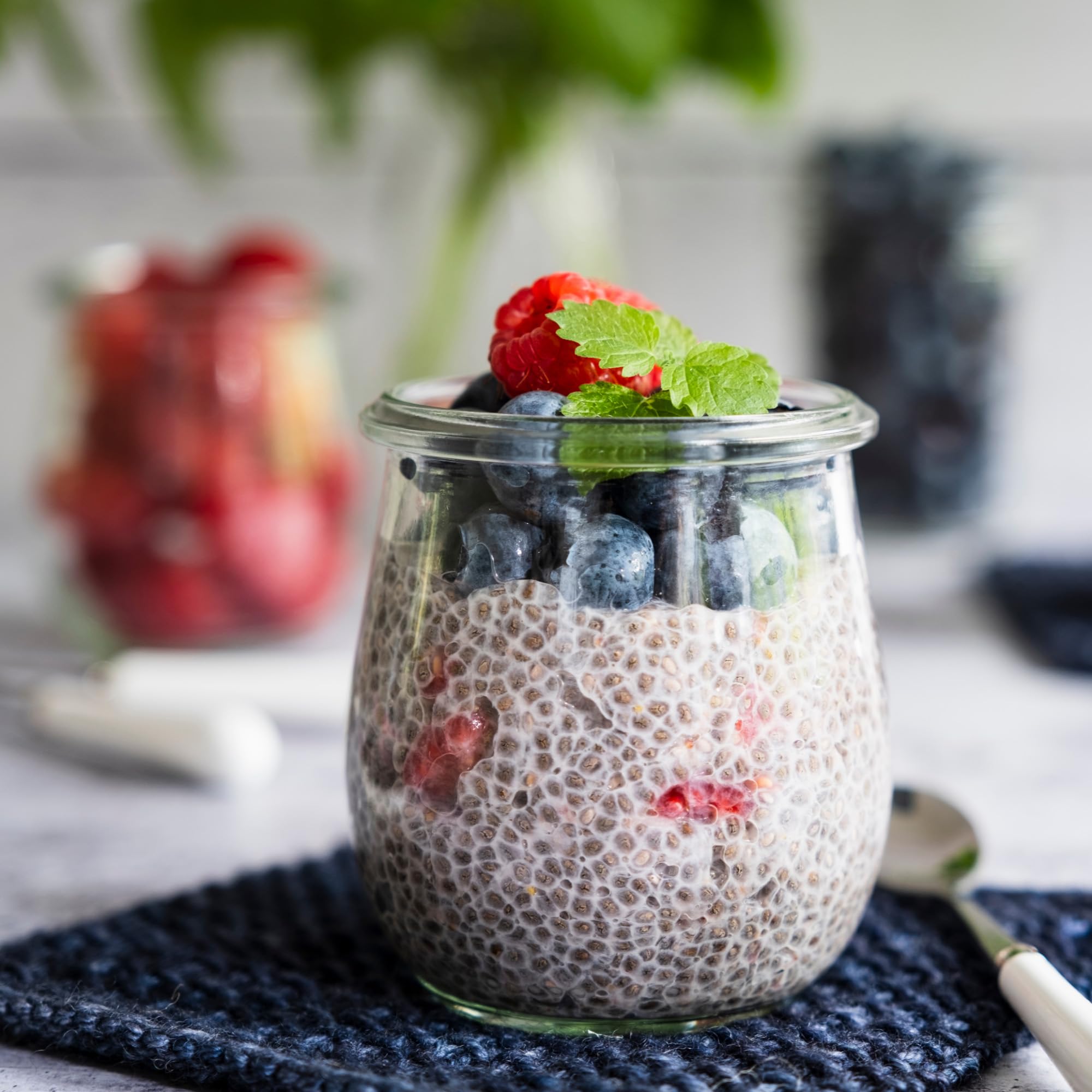 Semillas de Chía Orgánica Alpi Nature 500g Enteras para Batidos, Yogur y Muesli