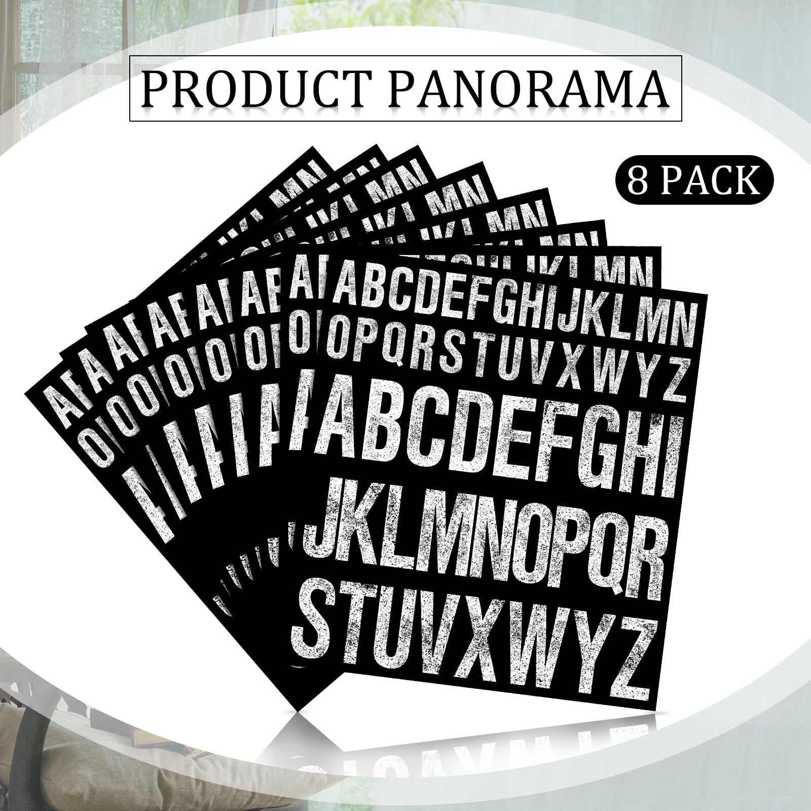 500-Piece Letter Stickers - 2 Inch Multicolor Vinyl Alphabet & Number Stickers | Waterproof For Bulletin Boards, Signs & Crafts