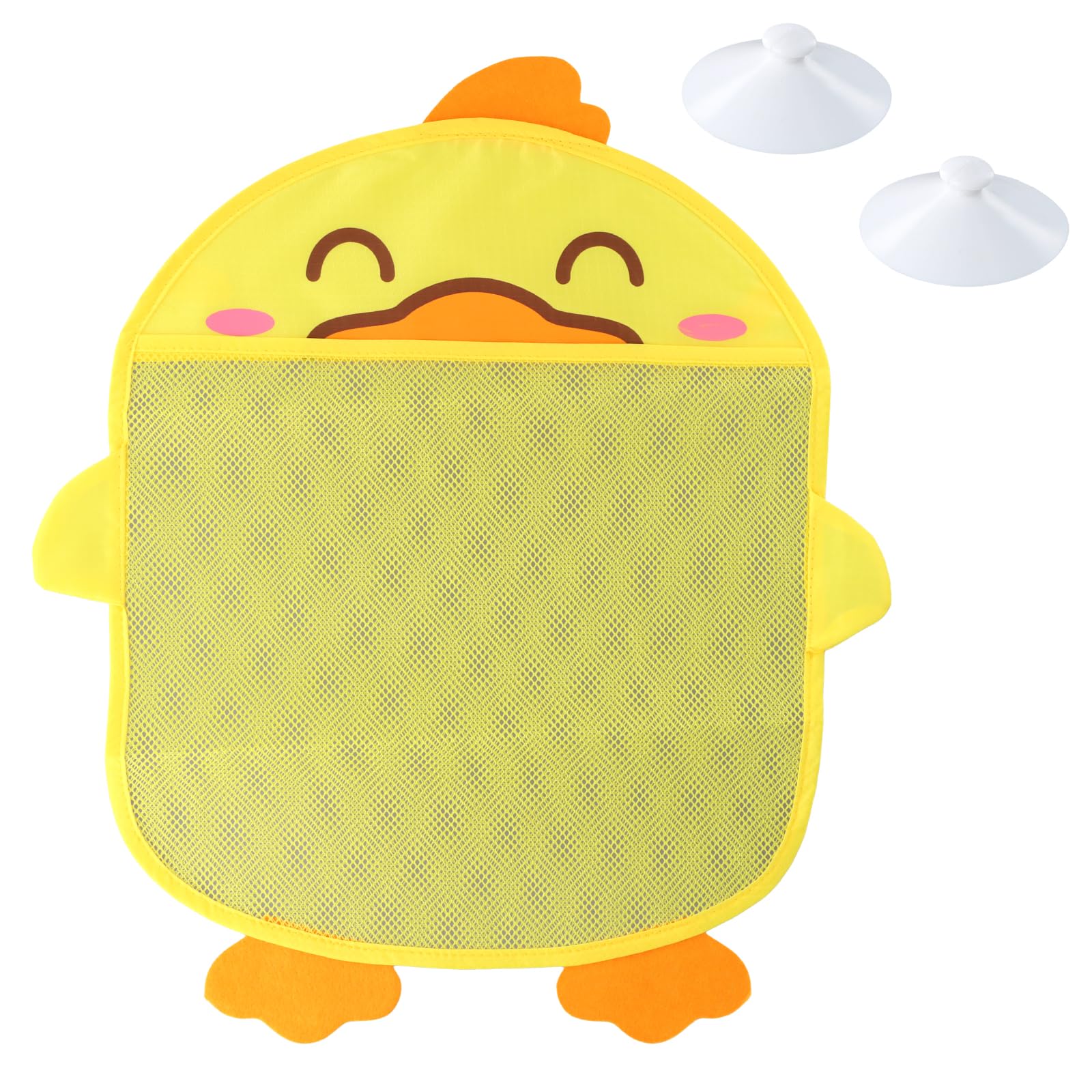 Litinliv Filet De Rangement Salle De Bain Jouet De Stockage, Filet Pour Jouet De Bain Rangement Jouets Bain, Sac à Jouet Du Bain Avec Crochets Robustes Auto-Adhésifs