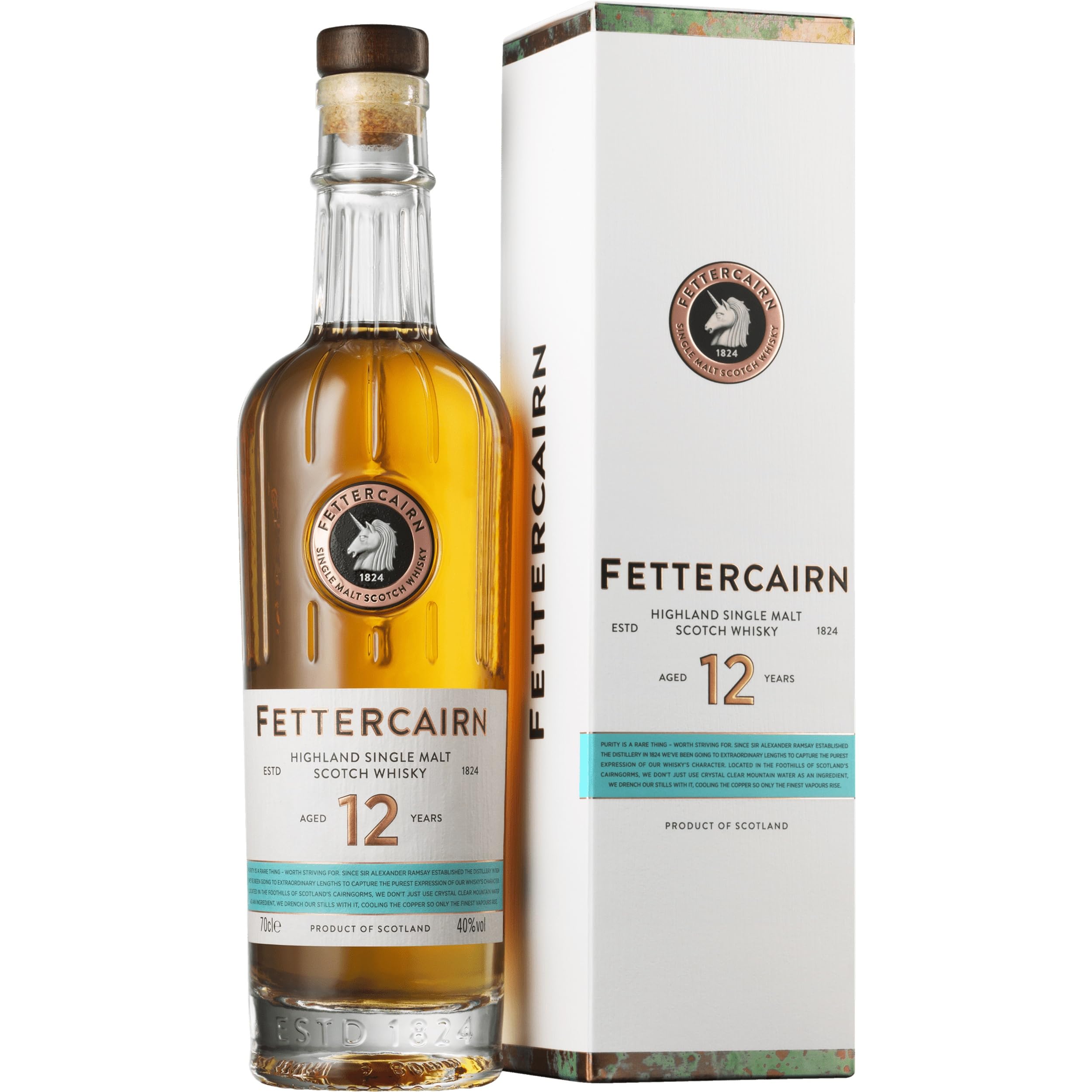 Fettercairn Highland Single Malt 12Y Whisky Grossbritannien inkl. FeinWert E-Book (1 x 0.7 l)