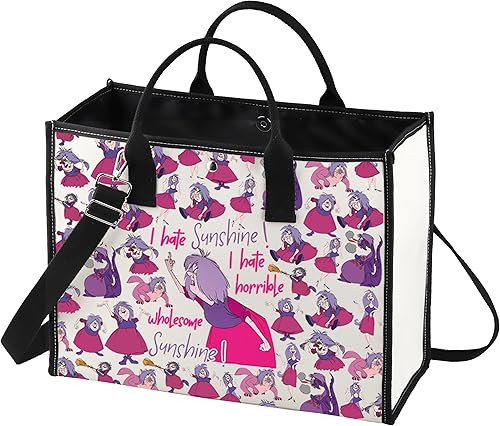 LEVLO Madam Mim - Bolsa de cosméticos con espada y piedra para fanáticos de la película, regalo I Hate Sunshine I Hate Horrible Whole Some Sunshine