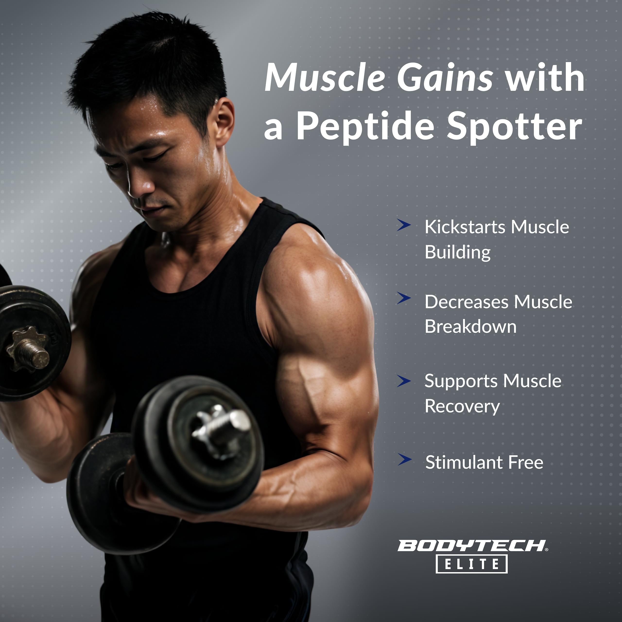 Muscle Growth Peptide Powder with DL 185 Peptides (Dileucine) and myHMB, Unflavored (30 Servings) — Amazon image 3