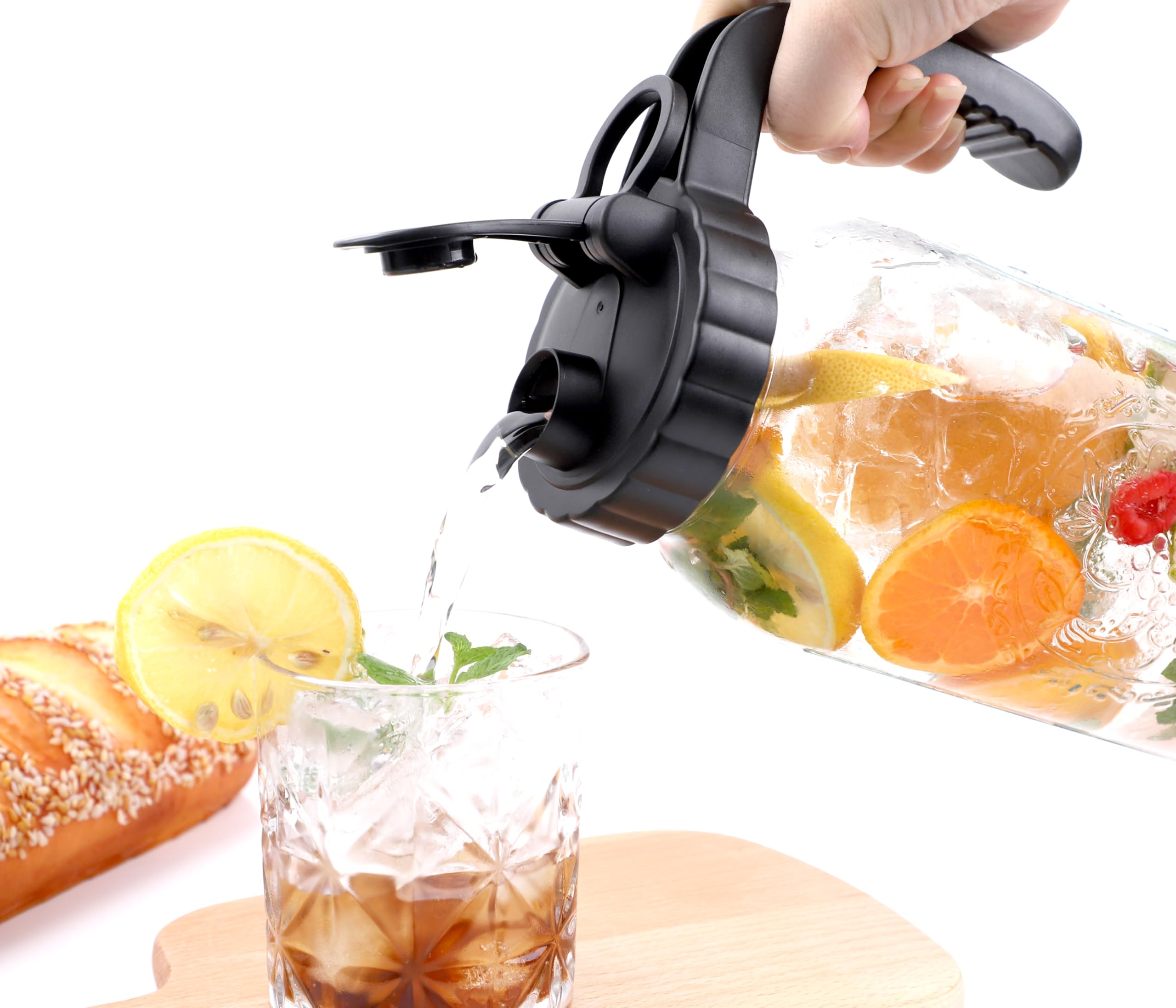 UYEIKMLOP Bocaux Mason De 950 Ml Avec Couvercle, Pichet En | WhichOne