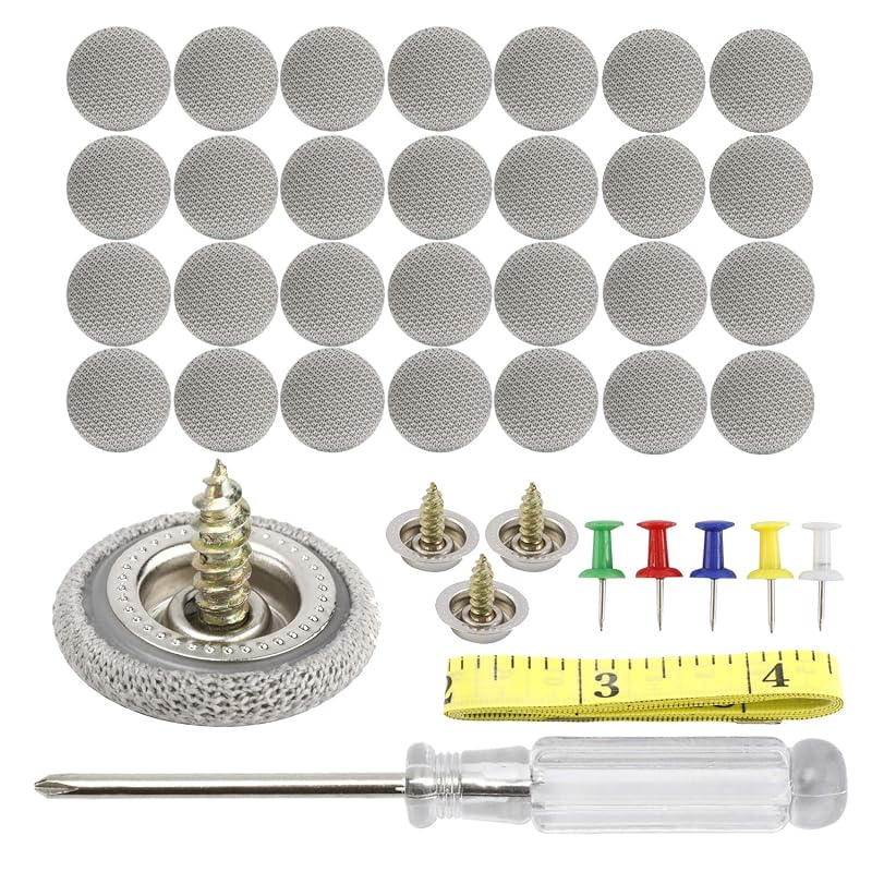 Kit de reparo do forro do teto automotivo HighFree com rebites e ferramentas – 60 peças