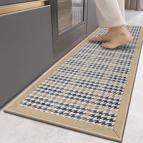 Alfombras de pasillo para pasillo, alfombra de pasillo antideslizante, alfombra lavable para lavandería, entrada, cocina, pasillo, dormitorio, baño