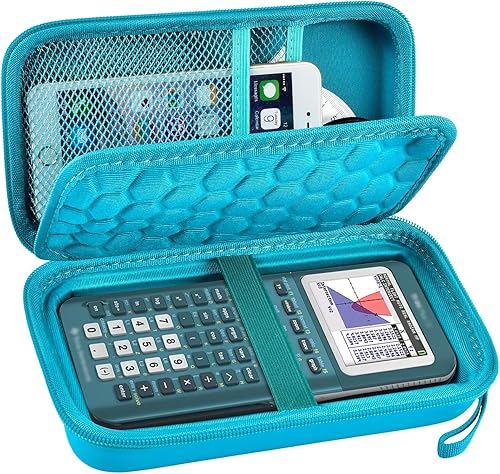 Miniatura 45 de Funda compatible con Texas Instruments TI-Nspire CX II/TI Nspire CX/TI-NSPIRE CX-II T CAS/para calculadora gráfica a color TI-84 Plus/TI-83 Plus CE