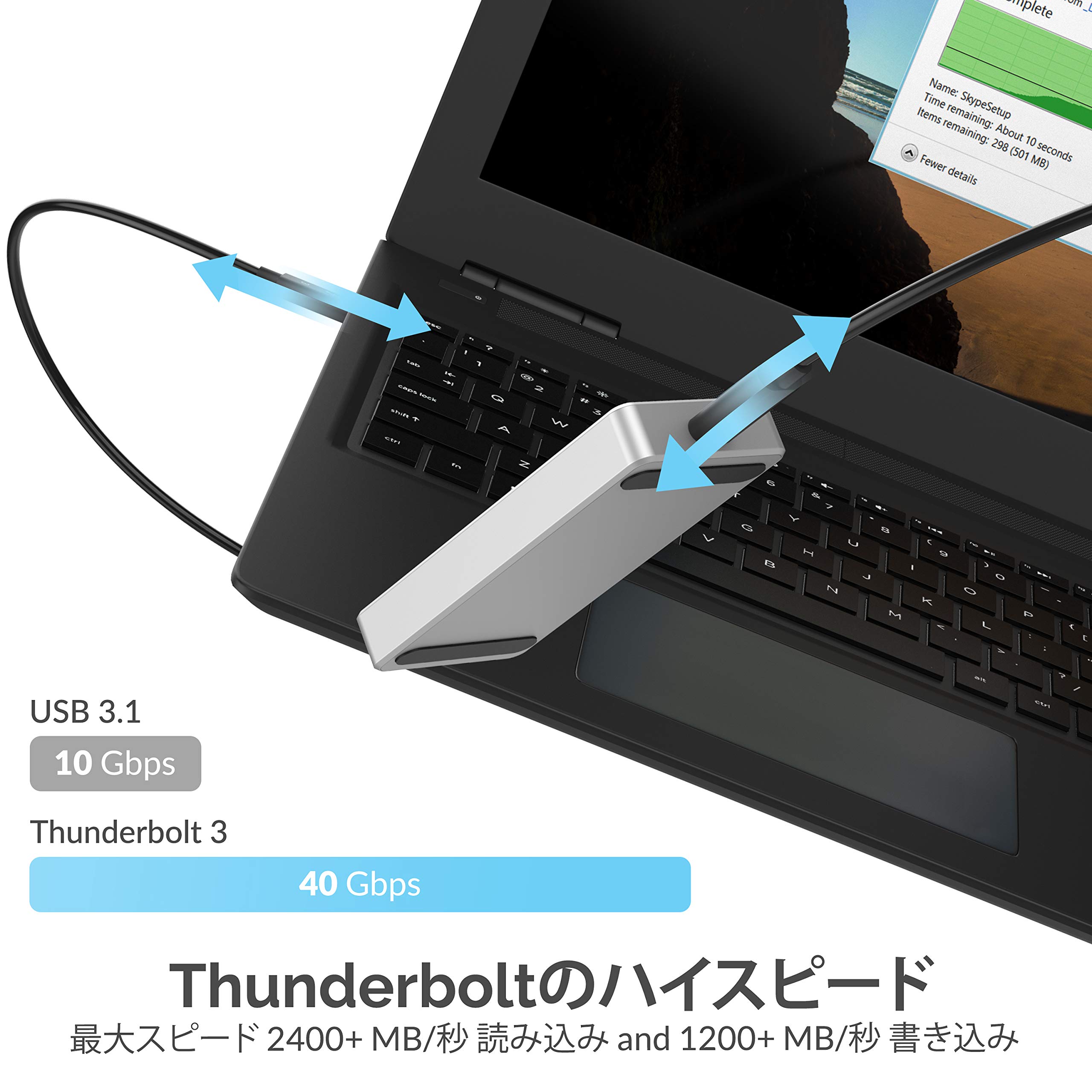 Amazon.co.jp: Sabrent ロケットXTRM 1TB Thunderbolt 3外付けSSD