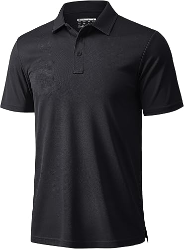 MAGCOMSEN Men's Polo Shirts Short Sleeve Golf Quick Dry Collared Moisture Wicking Athletic Performance Polos - 60% off