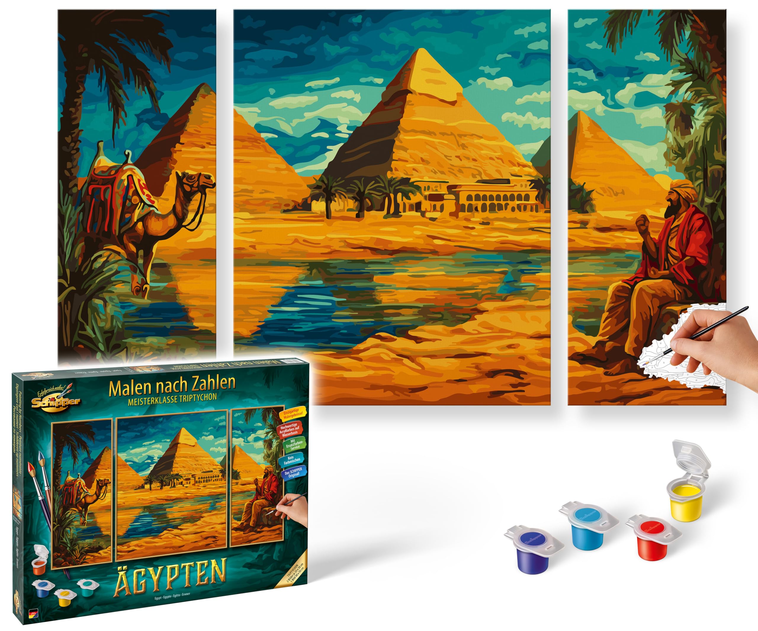 Schipper 609260928 - Paint By Numbers - Egypt - New