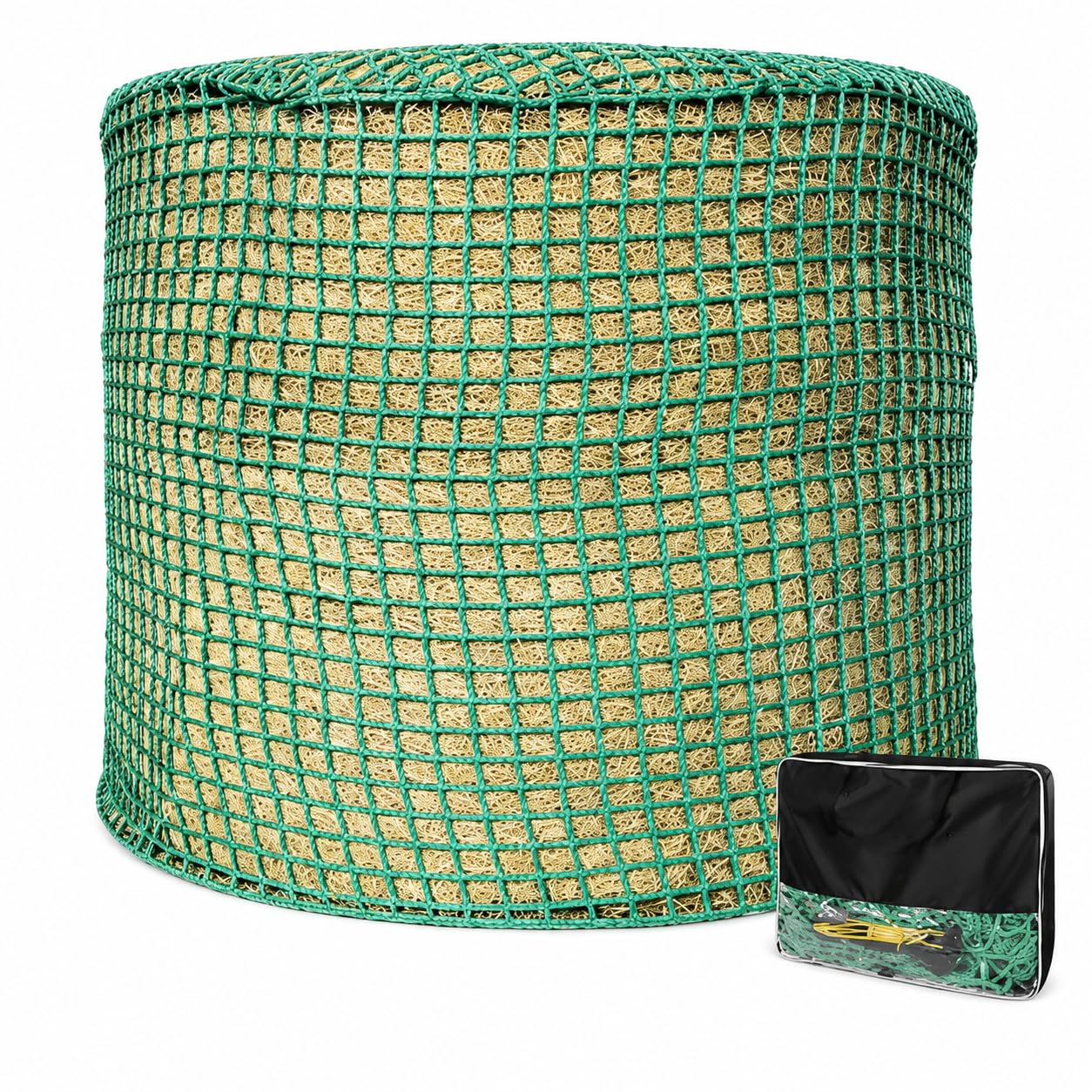 Rete da fieno per cavalli, diametro 150 cm, altezza 150 cm, maglia