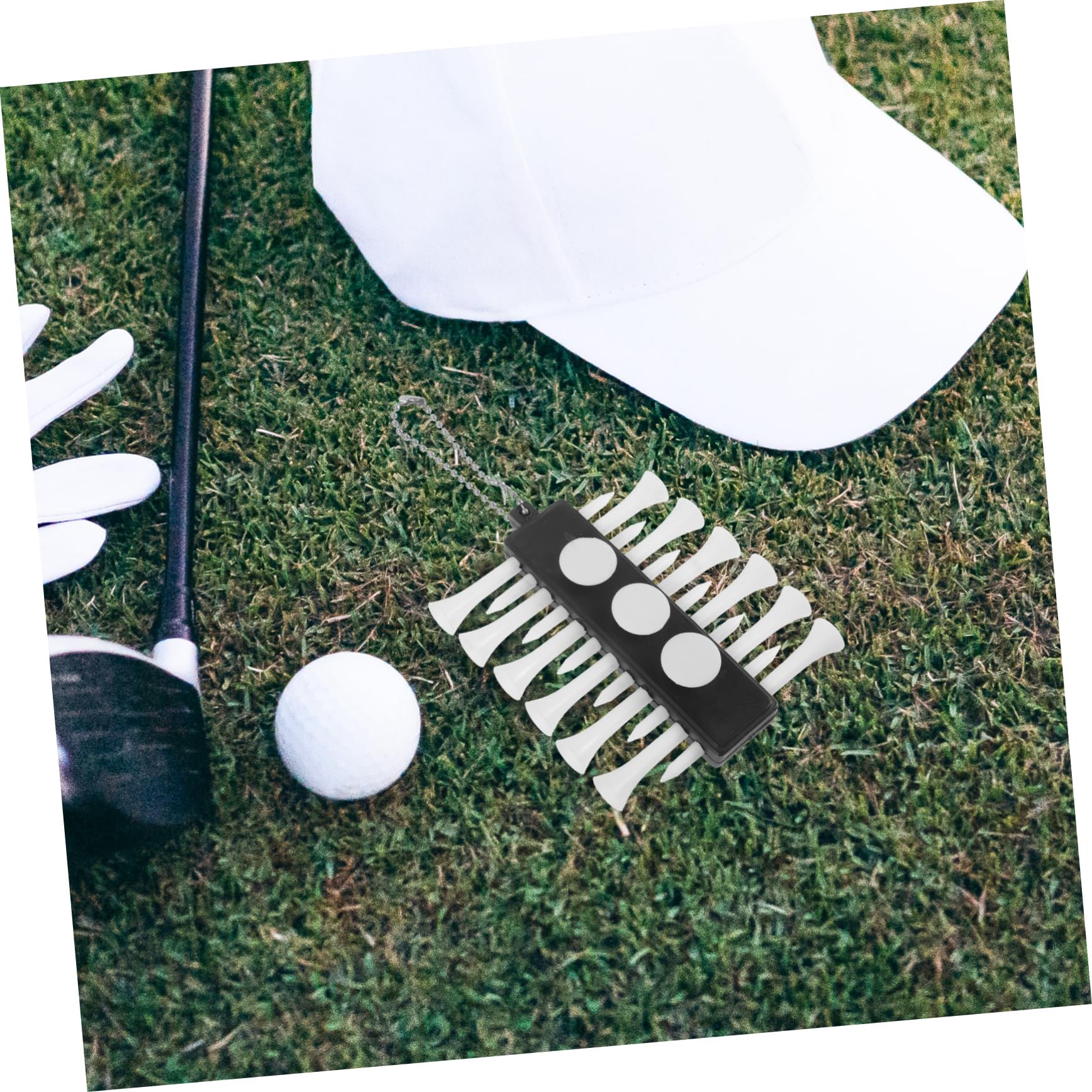 TOYANDONA Organizador De Tees De Golf y Compacto Soporte De Plástico Resistente Prolongado