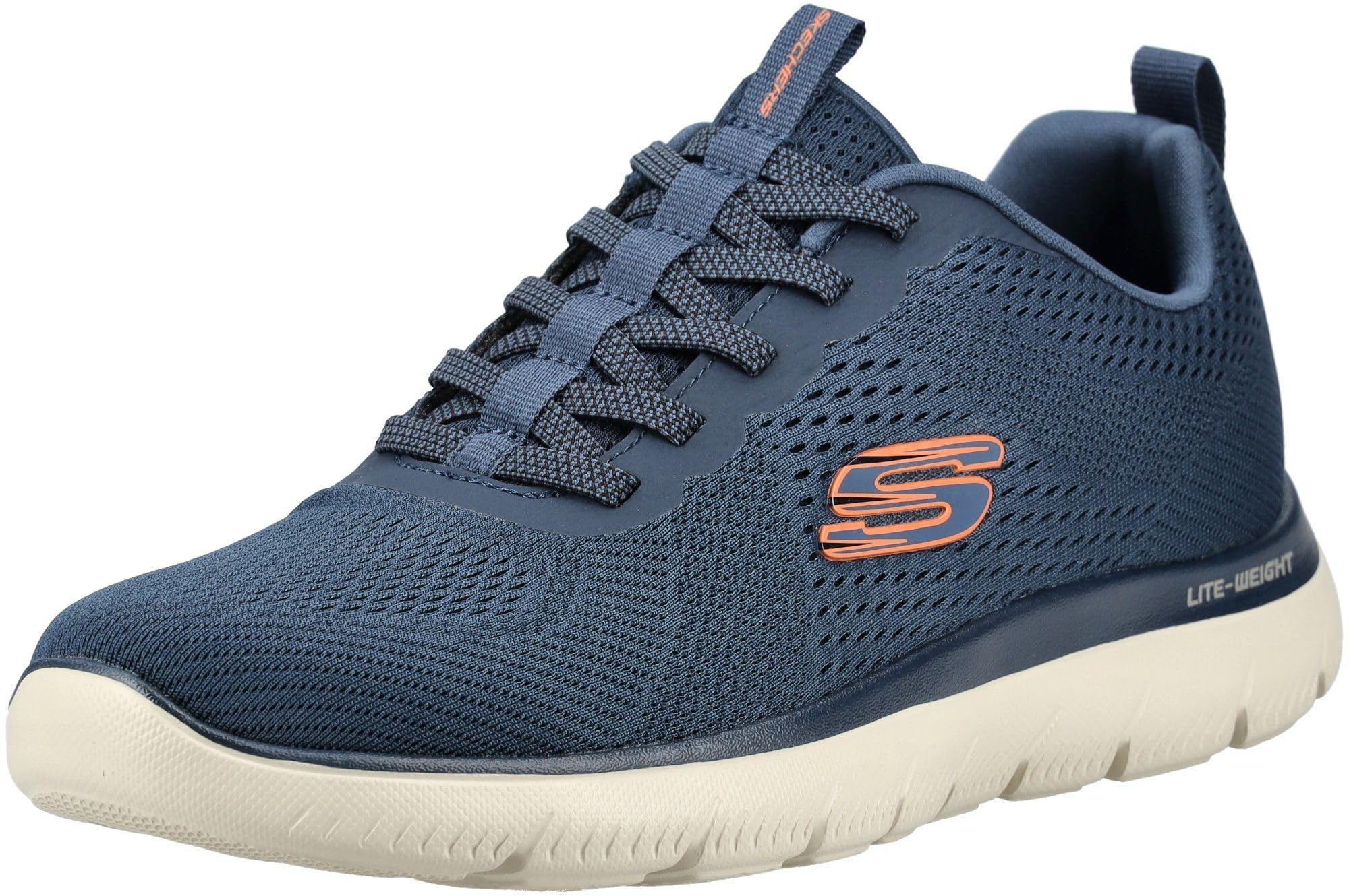 Skechers Summits Eckler Mens Size 11 Blue Orange Athletic Running Shoes Sneakers Men main image 4