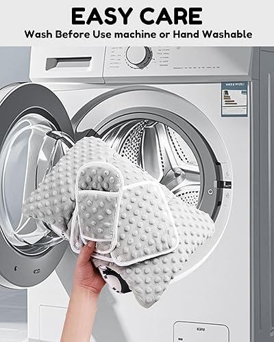 Miniatura 5 de Inserto de asiento de automóvil infantil con cojín extraíble para bebé prematuro recién nacido, inserto reversible para asiento de automóvil,