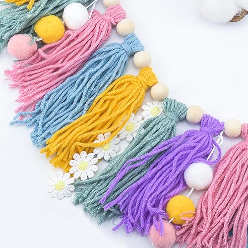 Miniatura 4 de Cartel para silla alta con texto en inglés She Is A Wildflower para silla alta, decoración de primer cumpleaños para bebés, niñas y bebés, telón de