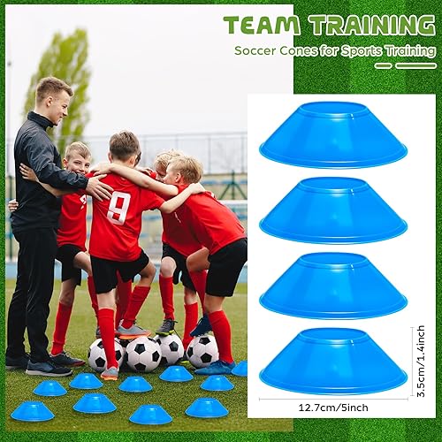 Miniatura 2 de Mini Conos de Fútbol para Deporte Agilidad Disco Conos de Fútbol Entrenamiento para Agilidad Taladros Deportes Fútbol