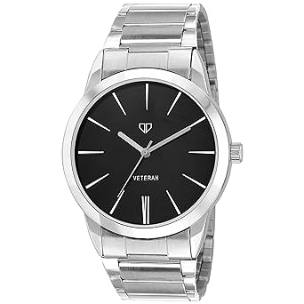 Walrus White Dial Analog Metal Chain Wrist Watch for Men