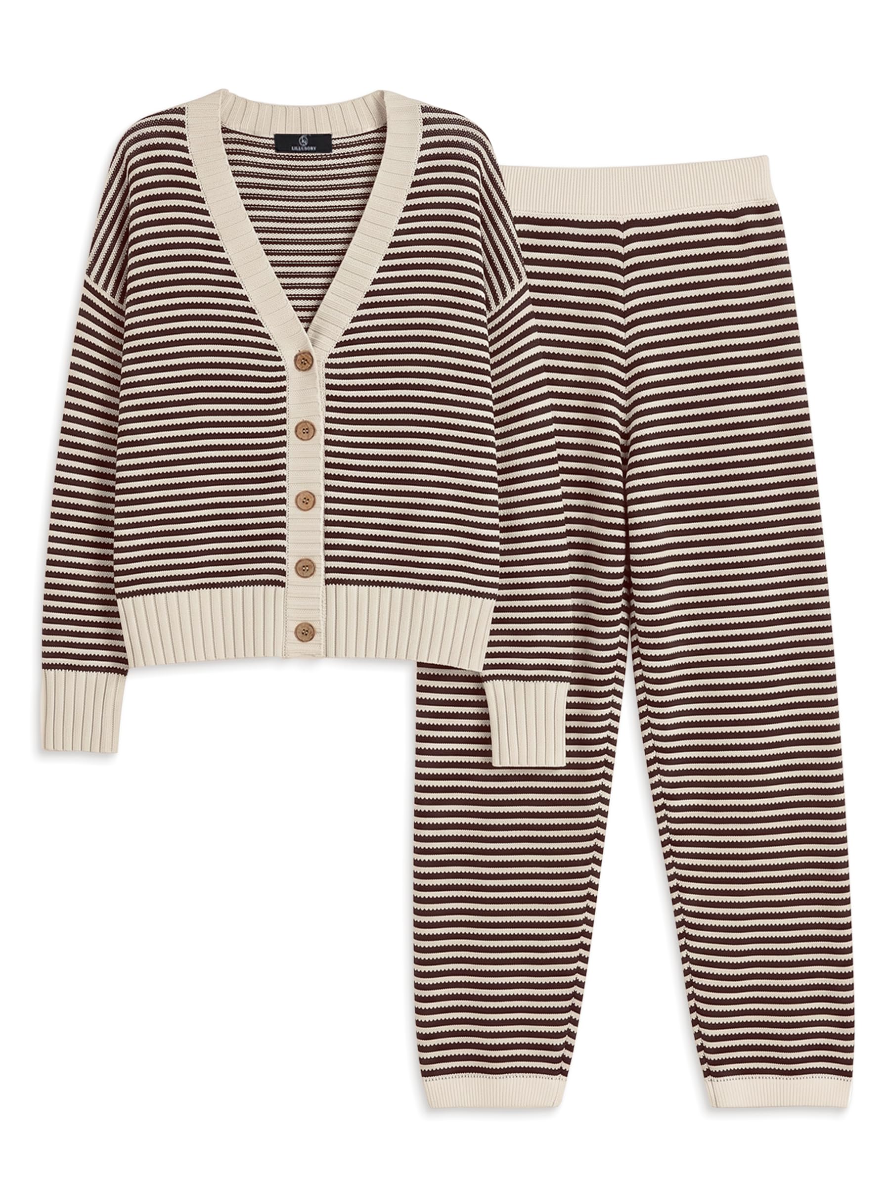 LILLUSORY Womens Sweater Sets