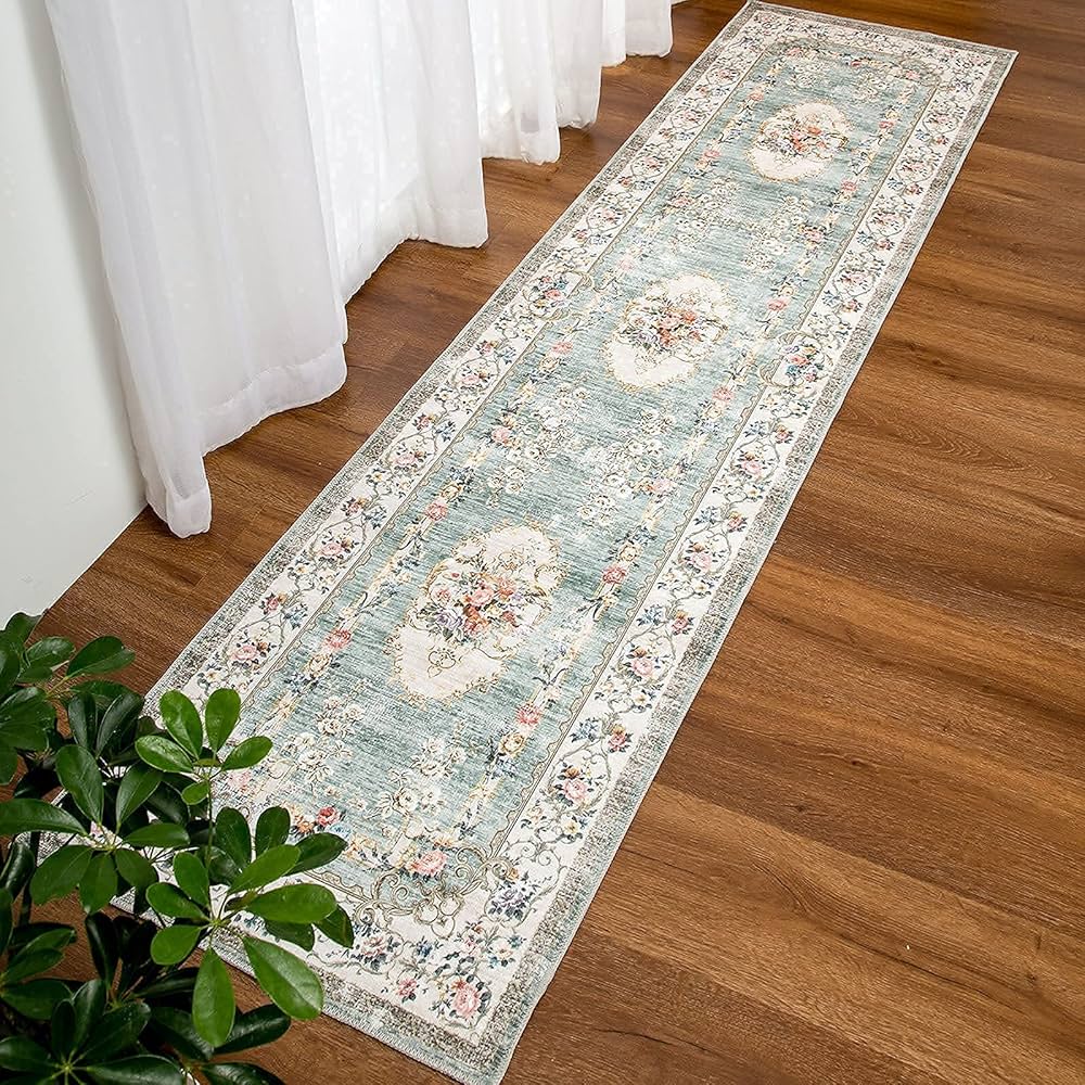 Amazon｜DECOMALL キッチンマット 240 洗える ペルシャ風 絨毯