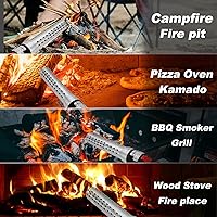 Vista 6 de Skyflame Encendedor y Arrancador Eléctrico de Carbón con Soplador Integrado Arrancador de Parrilla Ahumadora de Barbacoa para Interiores