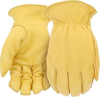 Boss Arctik Premium Deerskin, 100g 3M Thinsulate, Keystone Thumb, Gunn Cut, Brown, X-Large (B98401-XL)