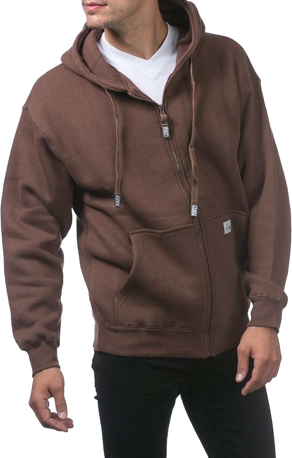 Pro Club Men's Heavyweight Full Zip Fleece Hoodie - Image 5
