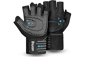 ihuan Ventilated Cross-Fit Gloves with Full Palm Protection