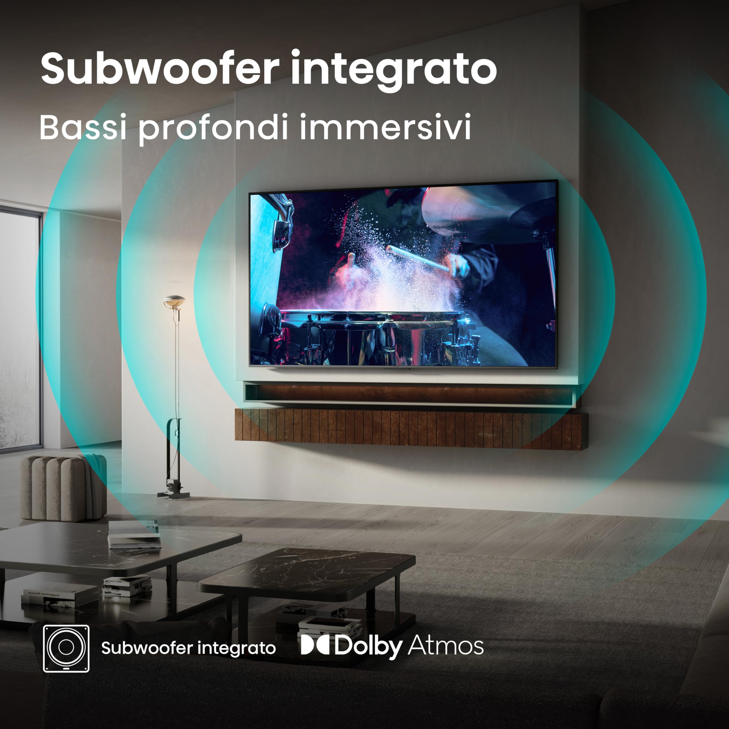 Hisense 50" Mini-LED 4K Smart TV 50U72Q 144Hz Dolby Vision IQ HDR10+ Game Mode PRO Dolby Atmos 2.1