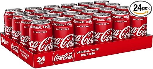 Christmas Coke Cans 2022 Coca-Cola Original Taste 24 X 330Ml Cans : Amazon.co.uk: Grocery