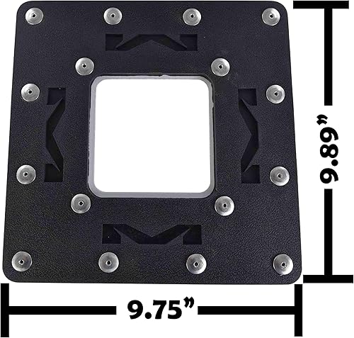 Miniatura 4 de C1M Mini soporte de tubo de acero al carbono duradero con diseño anti-roca para todoterreno, motocross y supercross, incluye paquete de calcomanías