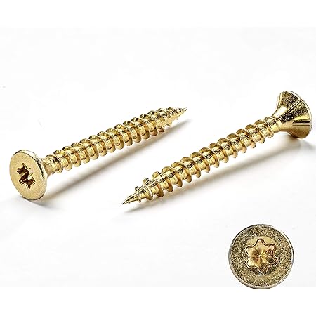 INNONEXXT Justierschraube 6x100 Mm T30 - Blau Verzinkt | Made In Germany | 100 Stück