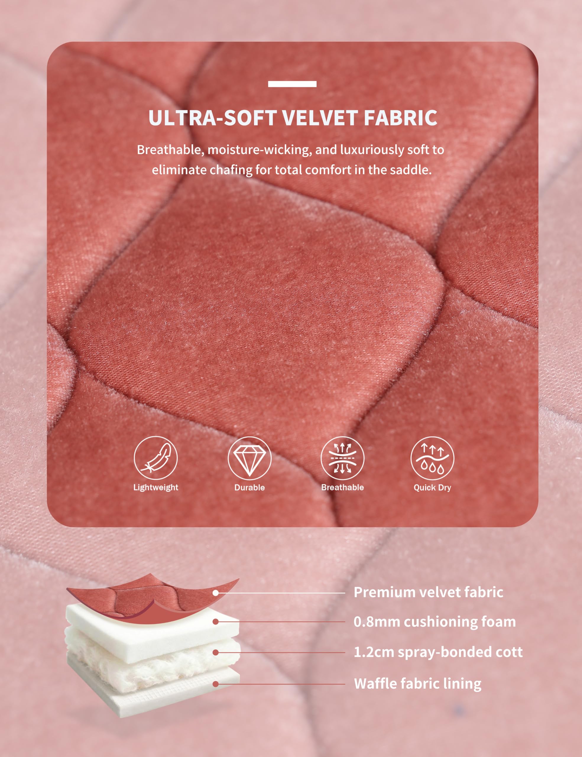 Harrison Howard Tapis de selle de cheval CC Sleek Velvet