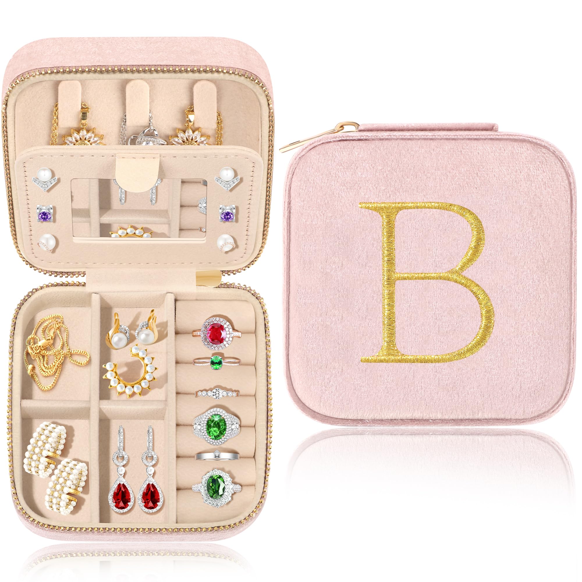Birthday Gifts For Teen Girls Best Friend Bestie Soul Sister Pink Jewelry Boxes For Travel Ring Holder Earring Holder Beach Essentials Mothers Day Birthday Gifts For Girls Travel Accessories For Women