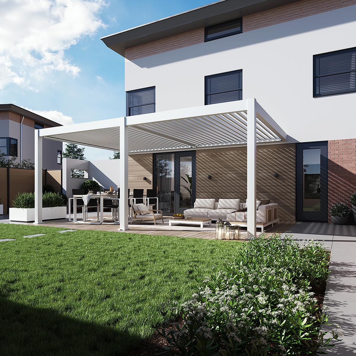 Weide Deluxe Plus Wand Pergola Produktbeschreibung