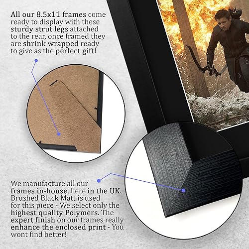 Miniatura 7 de HWC Trading Jeremy Renner USL - Autografía impresa firmada y enmarcada Hawkeye Los Vengadores, foto impresa, gran idea de regalo, tamaño carta de