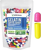 Vista 24 de XPRS Nutra Size 1 Empty Capsules - 100 Count Empty Gelatin Capsules - Pill DIY Capsule Filling - Pure Bovine Pill Gel Caps for Do-It-Yourself