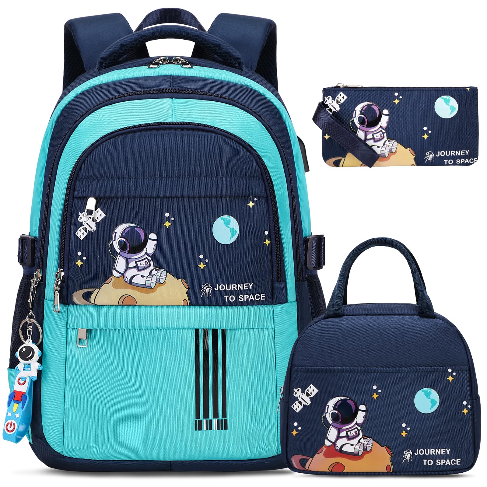 ACESAK Backpack for Boys - Boy Schoolbag Kids Children Teens Girls Elementary Middle School Bags, Waterproof Lightweight Bookbag Backpacks Casual