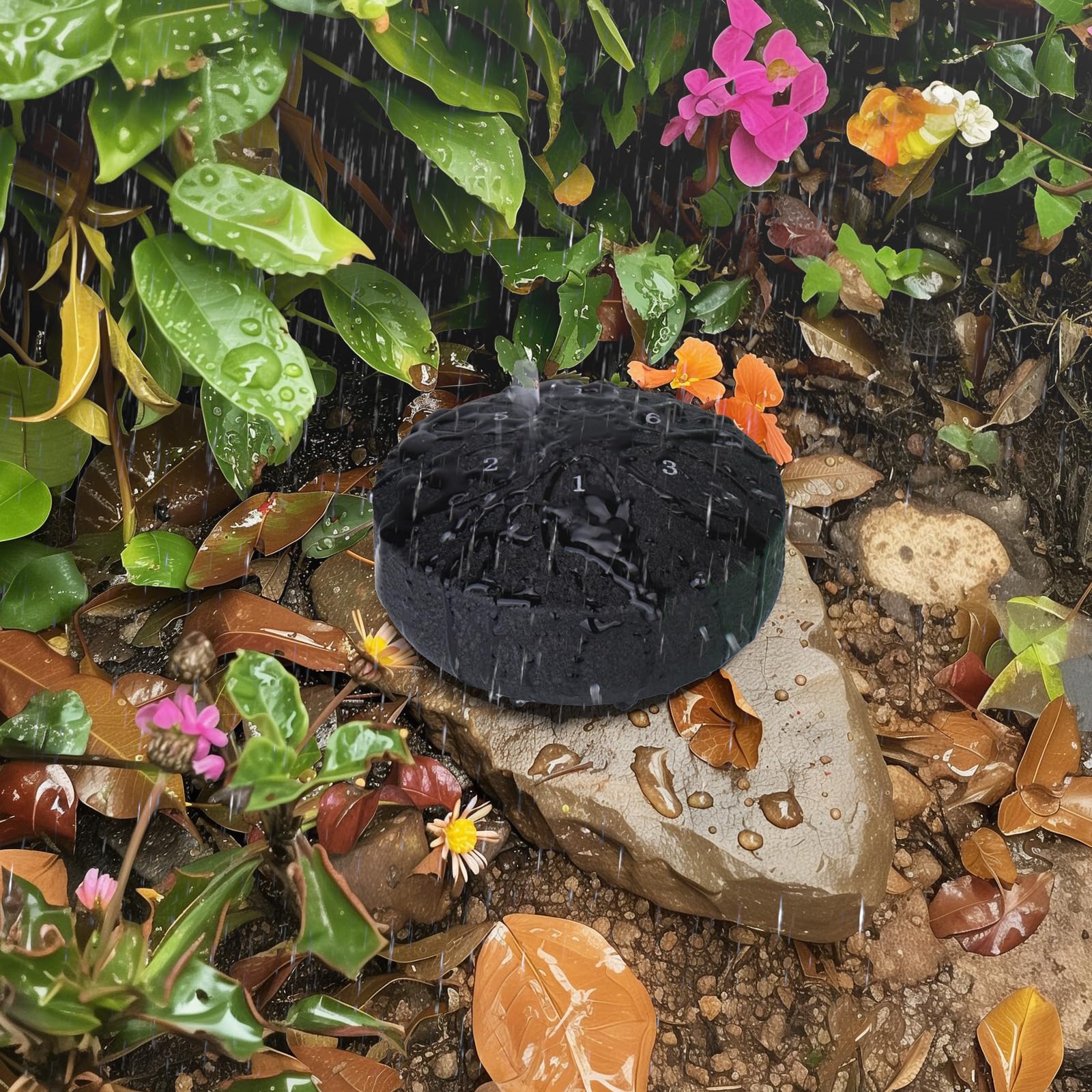 Tambour De Pluie (rain Drum) 6 Pouces - Acier, Son Apaisant Pour Méditation, Yoga, Décoration