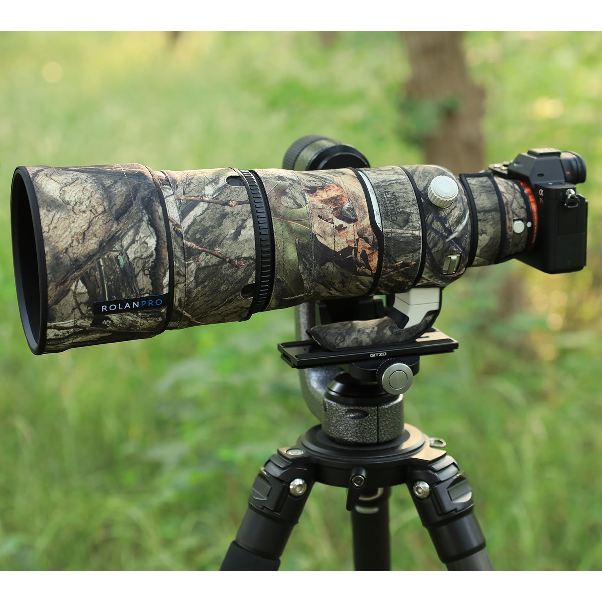 Rolanpro Objektivschutz für Sony FE 100–400 mm F4.5 GM OS (SEL100400MC), wasserdichte Camouflage-Regenmantel, Objektivschutzhülle für Wildtierfotografie, Vogelbeobachtung und Outdoor-Shooting # 31