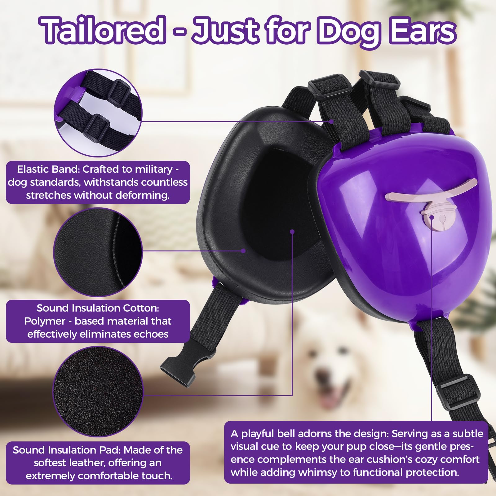 New Dog Ear Muffs for Noise Protection - Dettaglio