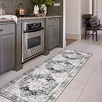 Vista 37 de Moynesa Alfombra Pasillo Ultra-Delgada Lavable - Alfombra Pasillo Antideslizante 2x6 Sin Deslizamiento Alfombra Cuarto de Lavado, Alfombra Vintage