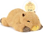 Onsoyours Original Heatable & Weighted Calico Cat Stuffed Animals, 15 inch Microwavable Kitten Plushie for Warmth & Stress Relief - Comfort Soft Plush Toys for Kids and Adults