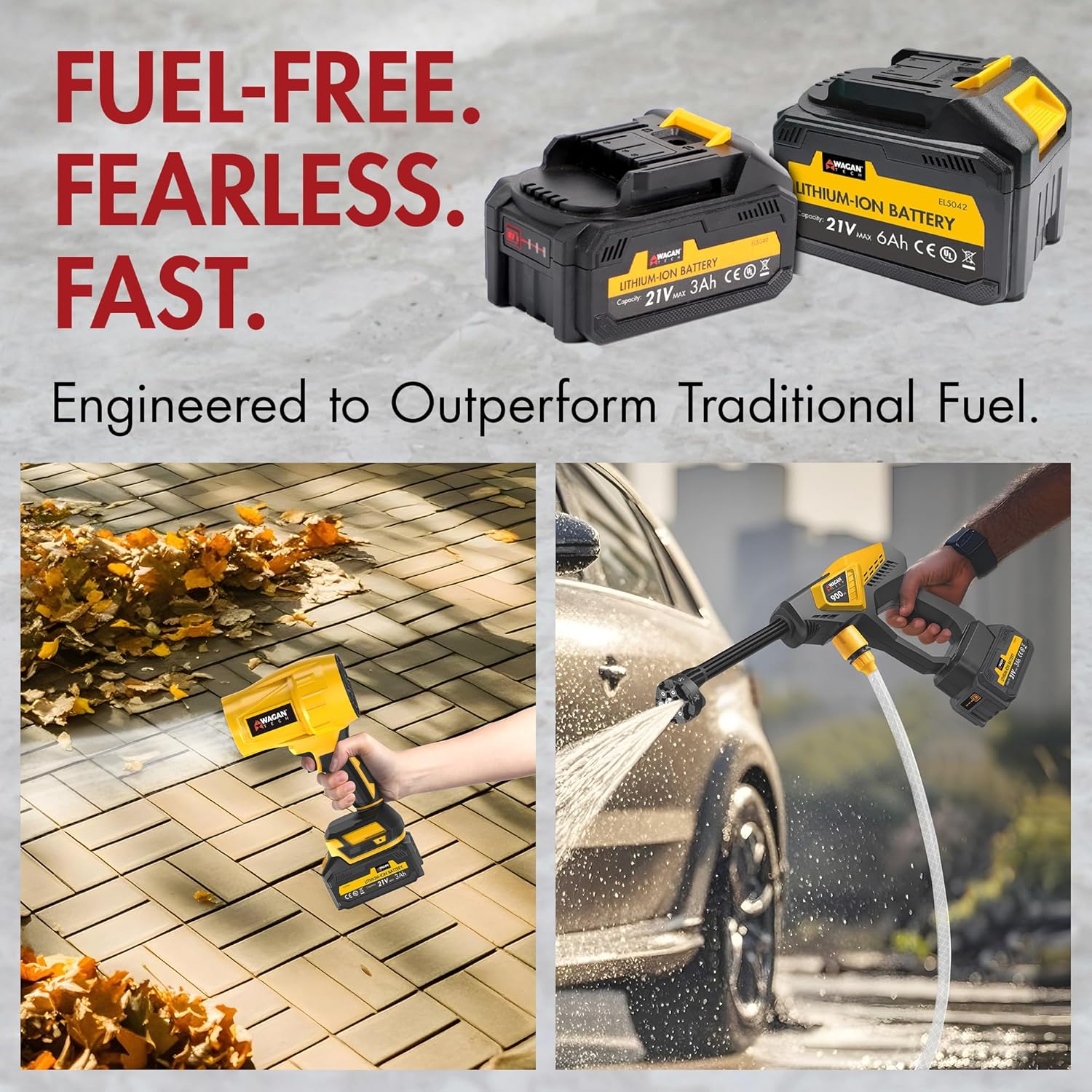 Wagan EL5040 21V Max 3.0Ah Lithium-Ion Battery Pack, Rechargeable Replacement Battery Compatible Cordless Power Tools - Image 8