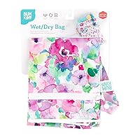 Vista 6 de Bumkins - Bolsa impermeable húmeda y seca para bebé, viajes, traje de baño, pañal de tela, piezas de extractor de leche, piscina, playa, ropa