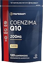Coenzyme Q10 200mg | 120 Vegan Tablets | 100% Pure Naturally Fermented | Maximum Potency | Ubiquinone Coenzyme Q10 | by Horbaach