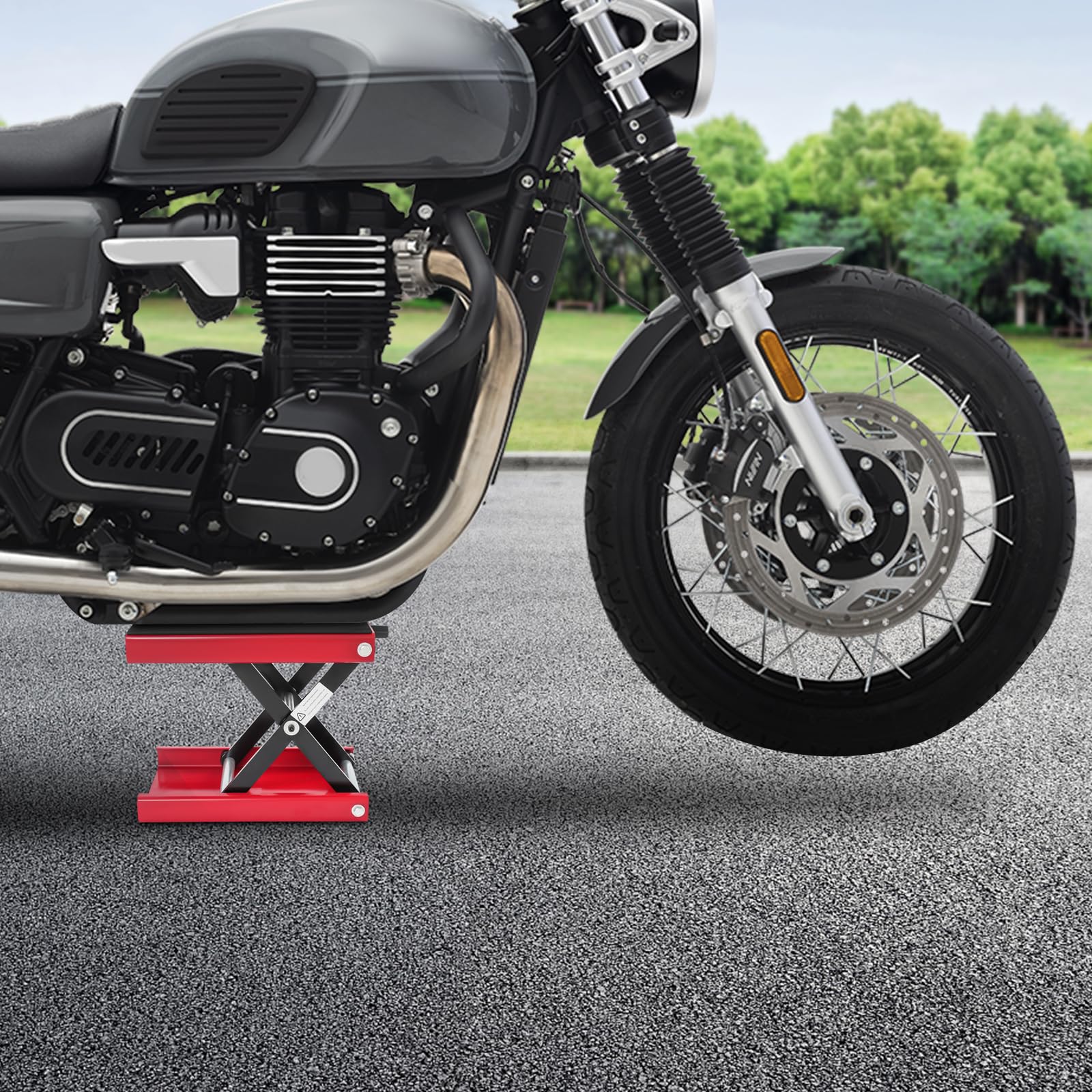 Leve Moto,Gato de moto 500 Kg Soporte para moto Altura de elevación 9,3-35