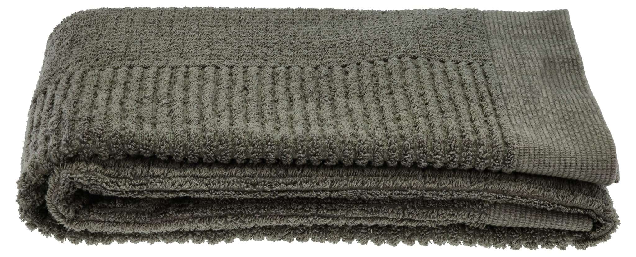 Serviette de toilette Zone Denmark Classic 50x100 cm vert olive anti-rêche en coton hydrophile