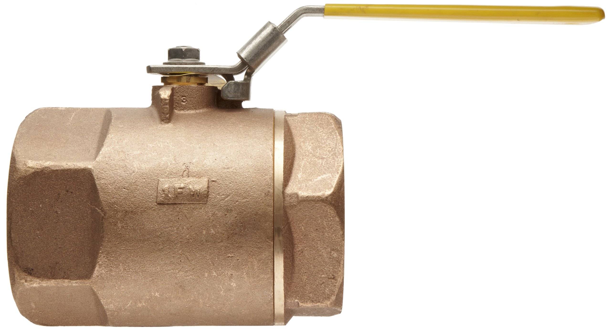 Apollo 70-100 Series Bronze Ball Valve, Two Piece, Inline, Latch-Lock Lever, 2